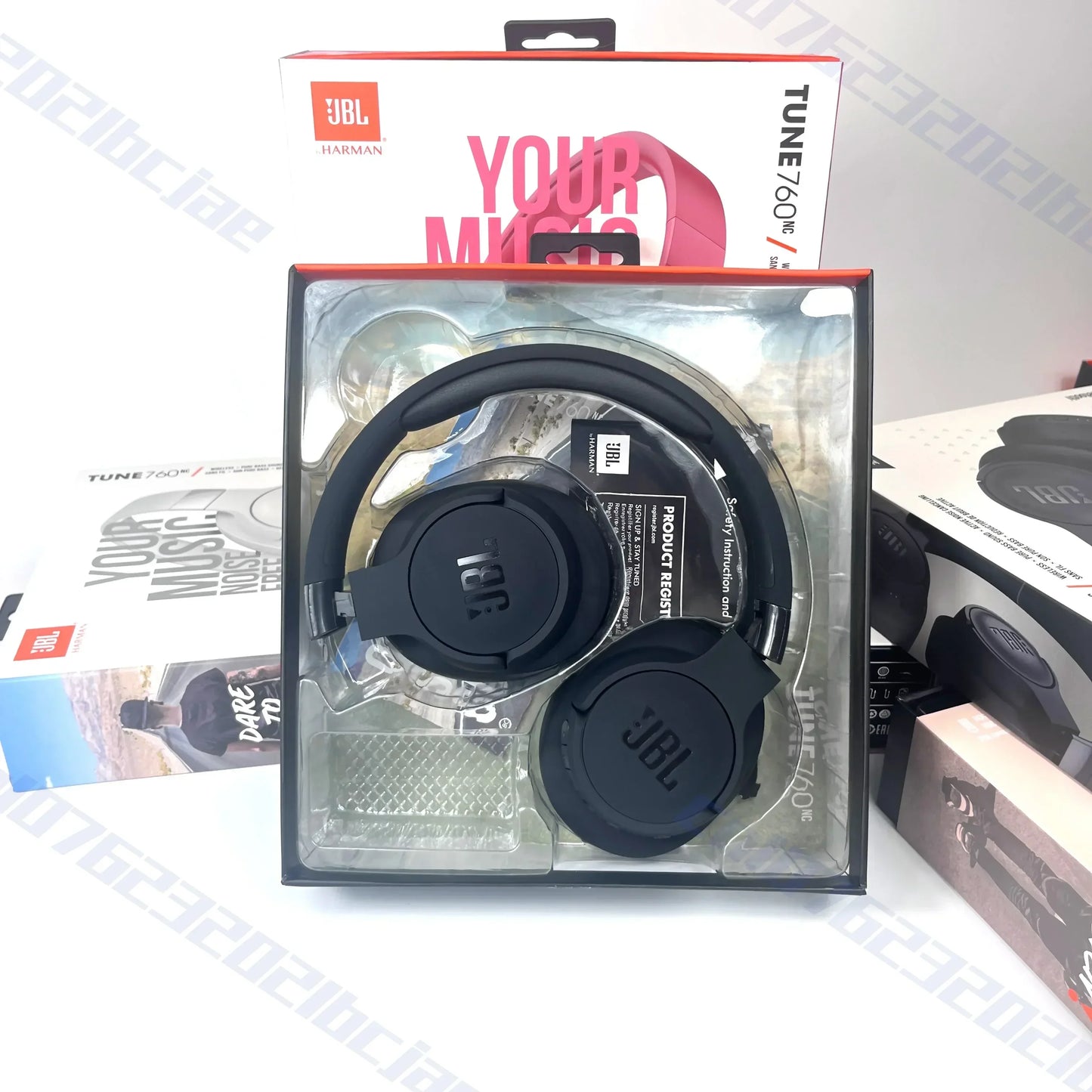 Original Tune 760NC Foldable Over-Ear Wireless Headphones with Active Noise Cancellation T760NC Sports Headset