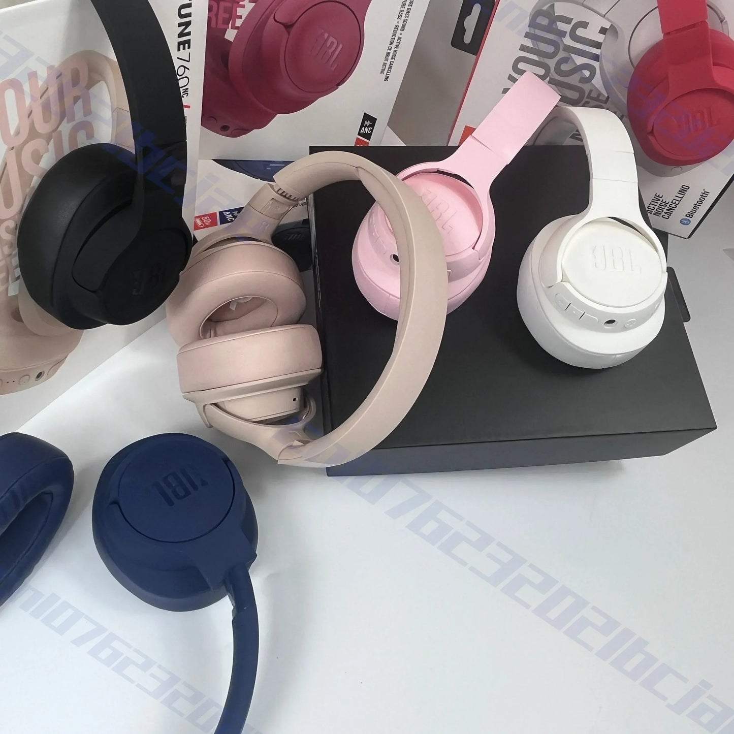 Original Tune 760NC Foldable Over-Ear Wireless Headphones with Active Noise Cancellation T760NC Sports Headset