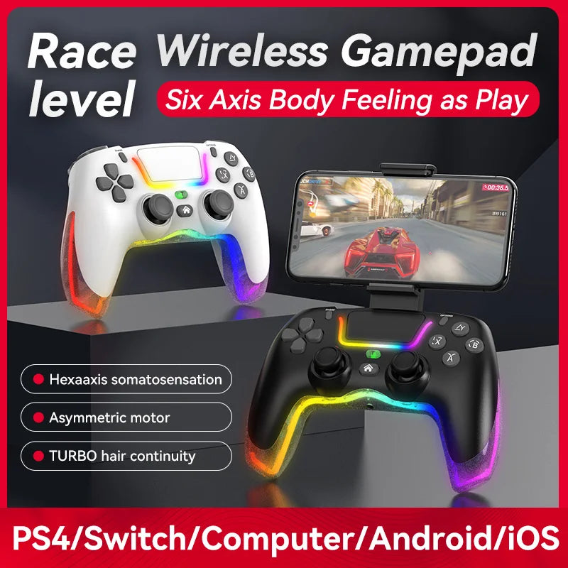PS3/PS4 Console Game Controller 4.0 Wireless Bluetooth Support Back Extension Back Button SWITCH P07