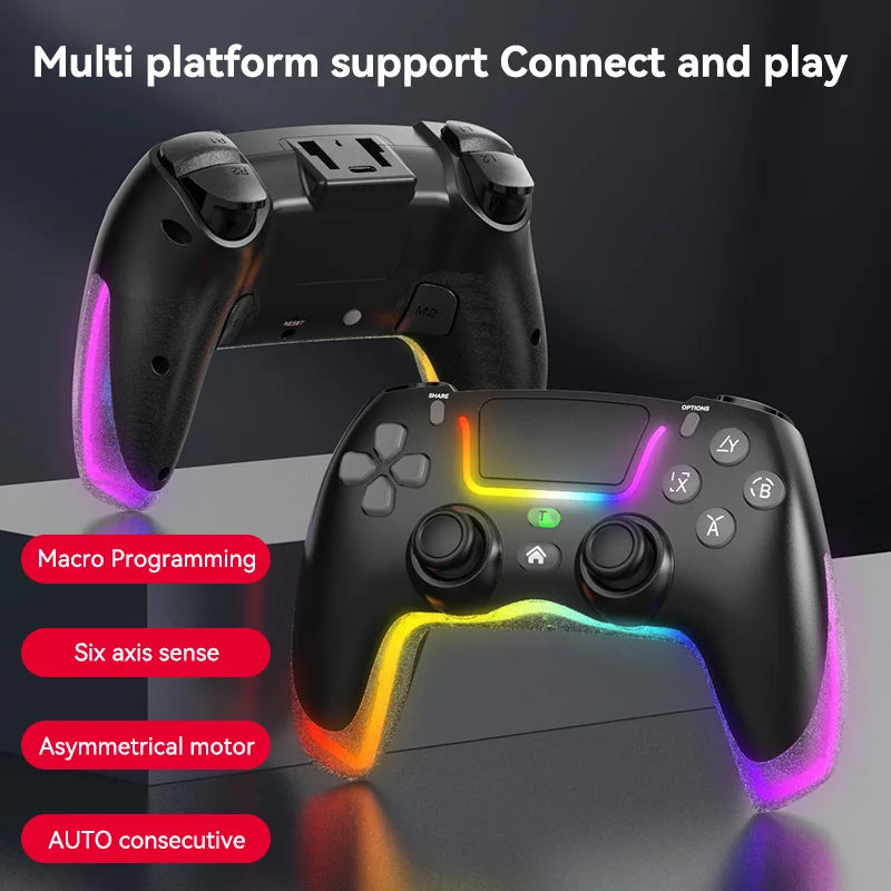 PS3/PS4 Console Game Controller 4.0 Wireless Bluetooth Support Back Extension Back Button SWITCH P07