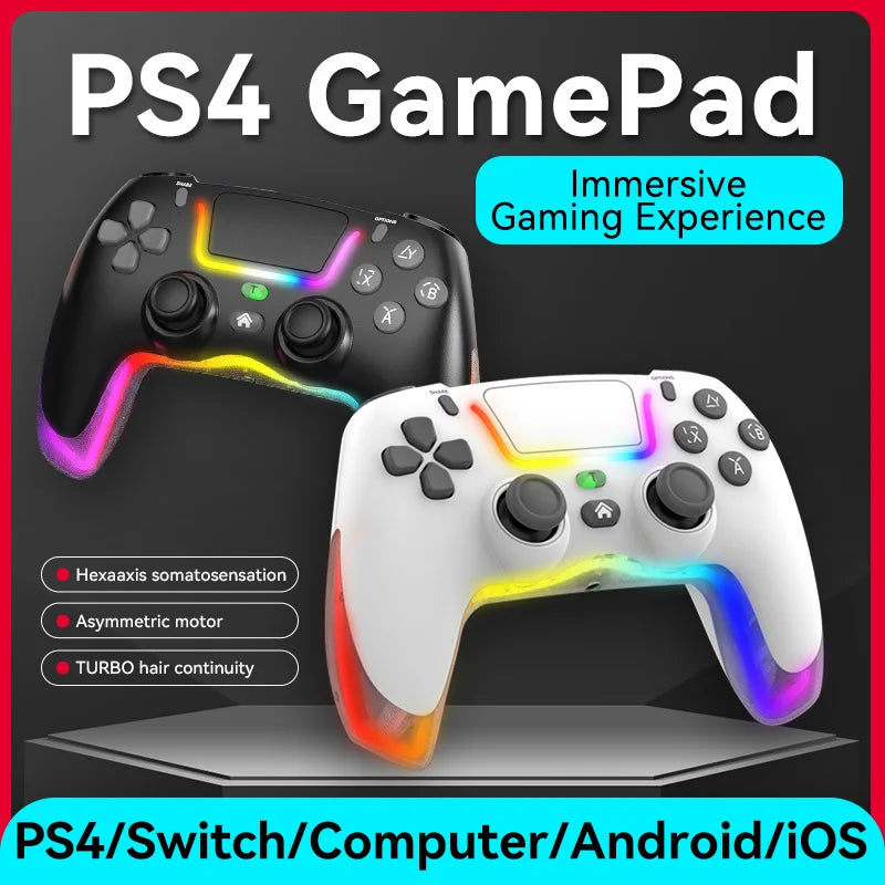 PS3/PS4 Console Game Controller 4.0 Wireless Bluetooth Support Back Extension Back Button SWITCH P07