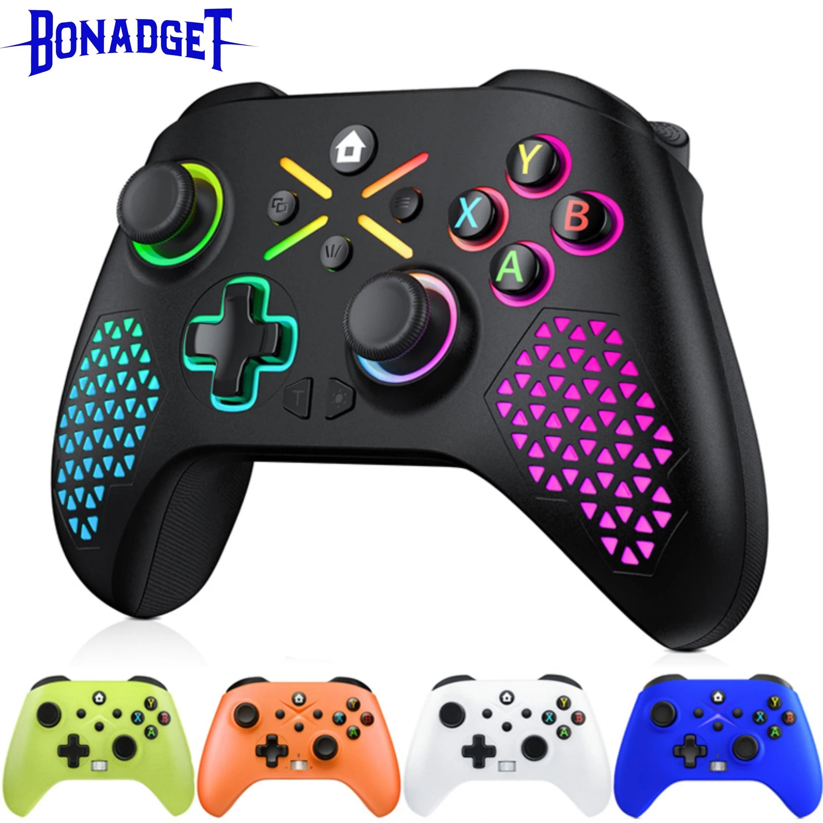 2.4G Controller for Xbox One - Dual Vibration Hall Effect 6-Axis Wireless Gamepad, for Xbox One/Series S/X PC Switch Console