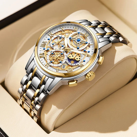 Women Watch Fashion Simple Women'S Bracelet Watches Stainless Steel Band Quartz Wristwatch Waterproof Watch Montre Femme
