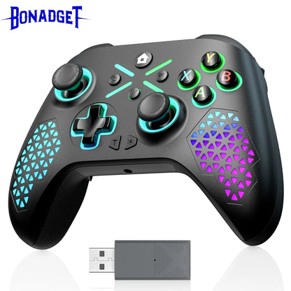 2.4G Controller for Xbox One - Dual Vibration Hall Effect 6-Axis Wireless Gamepad, for Xbox One/Series S/X PC Switch Console