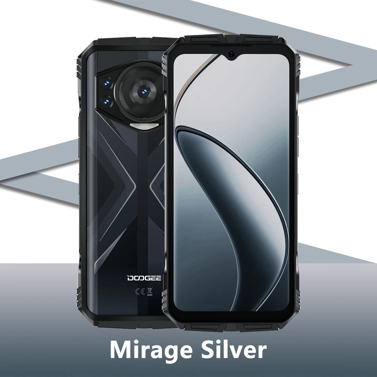 S118 Rugged Smartphone 8GB 512GB 6.58" FHD+ Screen Helio G99 50MP AI Camera 10800Mah Android 14 NFC 4G Cell Phone
