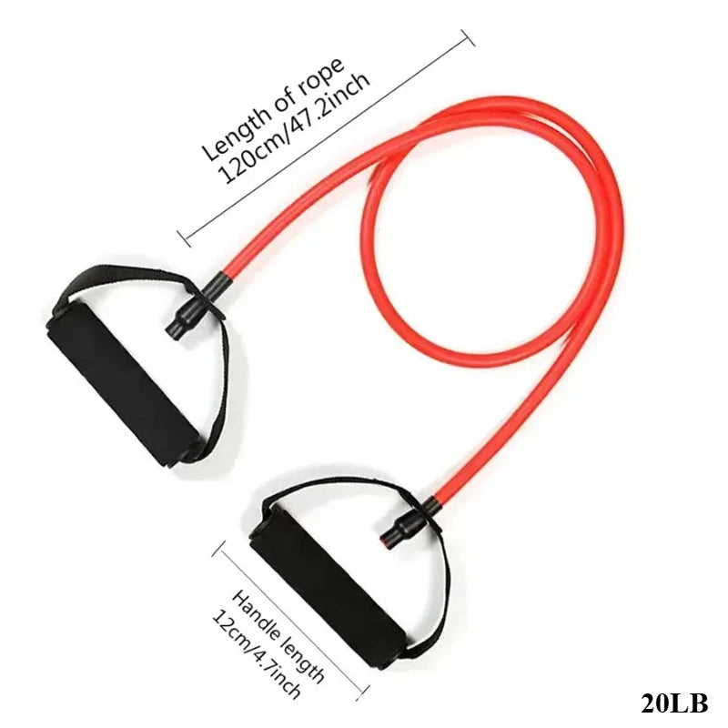 Resistance Bands with Handles, Exercise Bands, Workout Bands with Handles for Men Women, Strength Training Equipment at Home