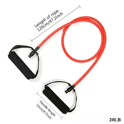 Resistance Bands with Handles, Exercise Bands, Workout Bands with Handles for Men Women, Strength Training Equipment at Home