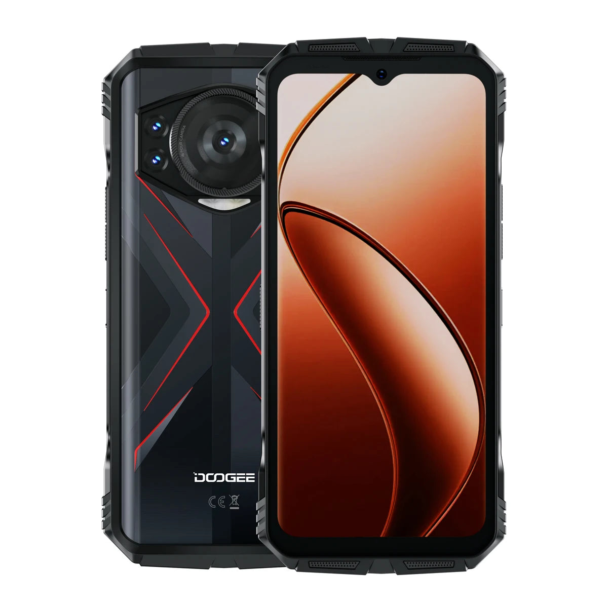 S118 Rugged Smartphone 8GB 512GB 6.58" FHD+ Screen Helio G99 50MP AI Camera 10800Mah Android 14 NFC 4G Cell Phone