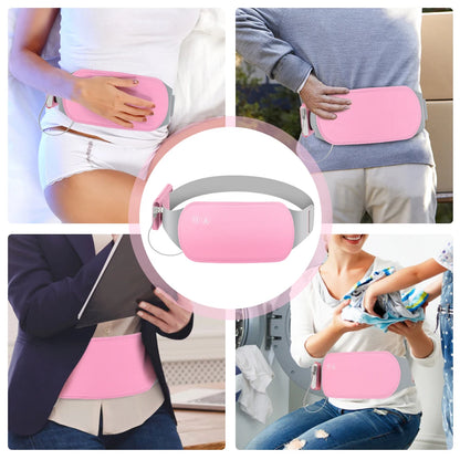 Menstrual Heating Self Massage Heat Period Pain Relief Portable Heating Pad Warming Belt Thermal Massager Stomach Heating Belt
