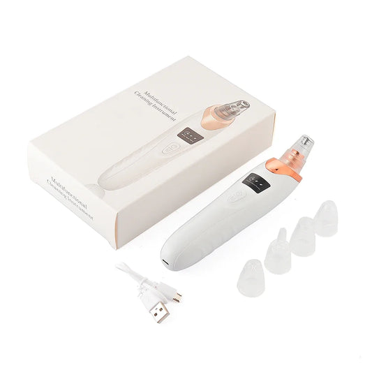 Electric Blackhead Remover Vacuum Suction Strong Black Spots Pore Acne Cleaner Machine Rechargeable Facial Nose Skin Care Tool