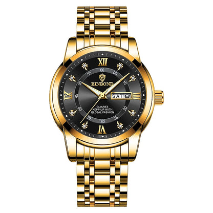 2024 New Men Watch Business Man Luxury Watch Automatic Watches Mens Luminous Waterproof Fashion Quartz Wristwatches Montre Homme