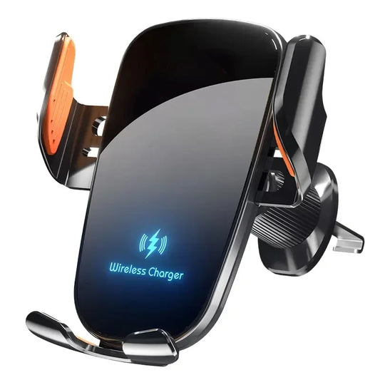 UYUXIO Wireless Car Charger Air Vent Fast Charging Phone Holder in Car for Iphone 16 Pro Max 15 14 12 13 Samsung Android Phones