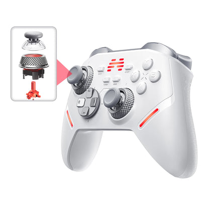 Kunpeng 40 KP40 Elite Wireless Game Controller, TMR Joysticks Triggers Bluetooth Gamepad for PC Nintendo Switch Mobile