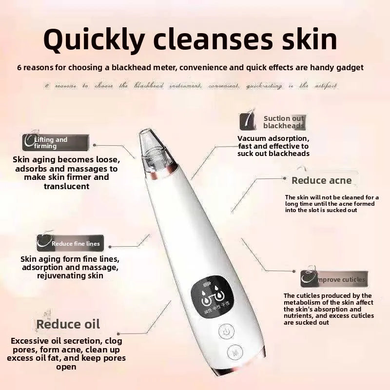 Blackhead Remover Vacuum Device Acne Pimple Cleaner Face