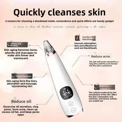 Blackhead Remover Vacuum Device Acne Pimple Cleaner Face