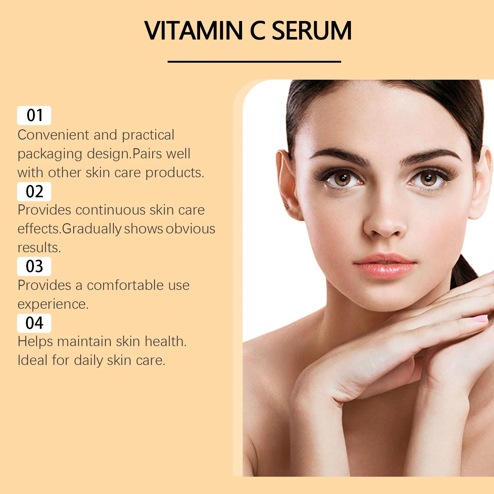 Vitamin C Facial Essence Brightening Skin Tone Antioxidant Remove Dark Spot Repair Dull Anti-Aging Serum Moisturizing Skin Care