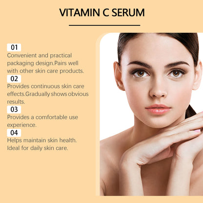Vitamin C Facial Essence Brightening Skin Tone Antioxidant Remove Dark Spot Repair Dull Anti-Aging Serum Moisturizing Skin Care
