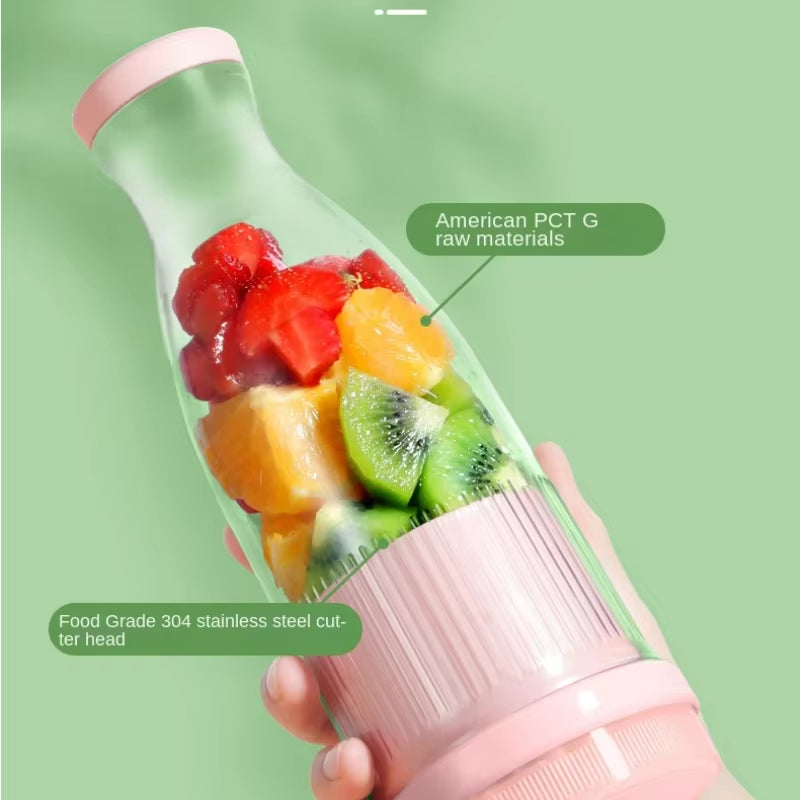 Portable Blender USB Rechargeable Mini Juicer Blender Personal Size Kitchen Blenders for Juices Shakes and Smoothies