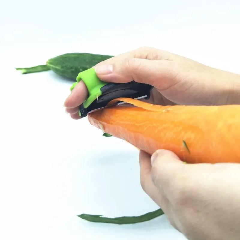 Creative Fruit Peeler Double Finger Blade Slicer Grater Vegetable Parer Cutter Cucumber Potato Tomato Zester Kitchen Tools