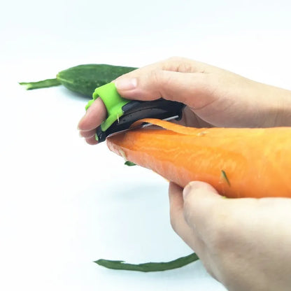 Creative Fruit Peeler Double Finger Blade Slicer Grater Vegetable Parer Cutter Cucumber Potato Tomato Zester Kitchen Tools