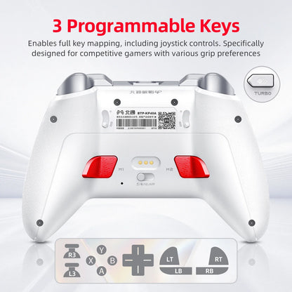 Kunpeng 40 KP40 Elite Wireless Game Controller, TMR Joysticks Triggers Bluetooth Gamepad for PC Nintendo Switch Mobile
