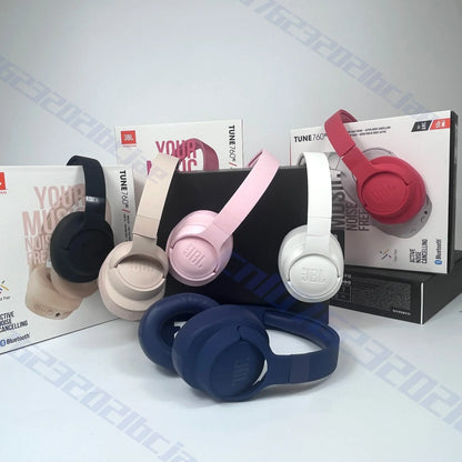 Original  Tune 760NC Foldable Over-Ear Wireless Headphones with Active Noise Cancellation  T760NC Sports Headset