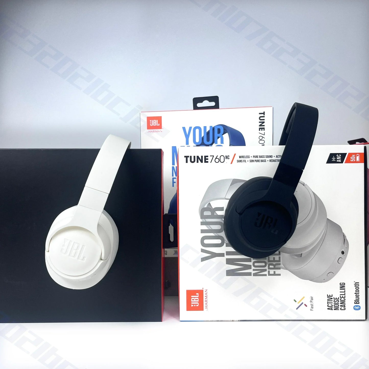 Original  Tune 760NC Foldable Over-Ear Wireless Headphones with Active Noise Cancellation  T760NC Sports Headset
