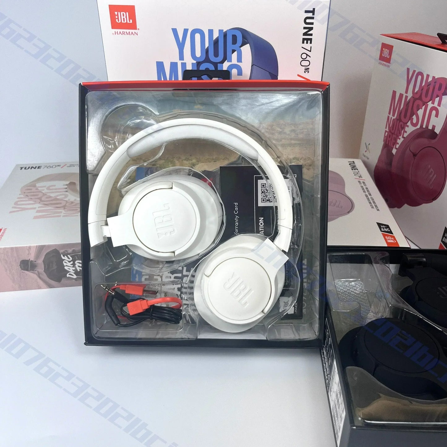 Original  Tune 760NC Foldable Over-Ear Wireless Headphones with Active Noise Cancellation  T760NC Sports Headset
