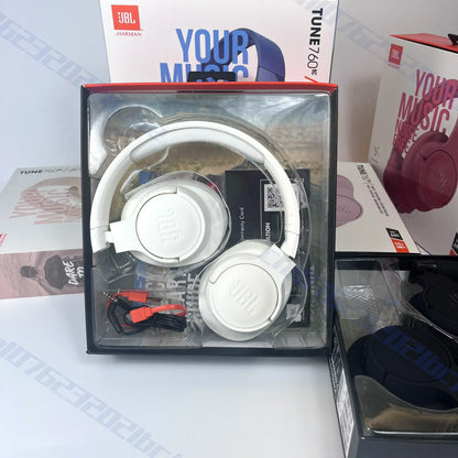 Original  Tune 760NC Foldable Over-Ear Wireless Headphones with Active Noise Cancellation  T760NC Sports Headset
