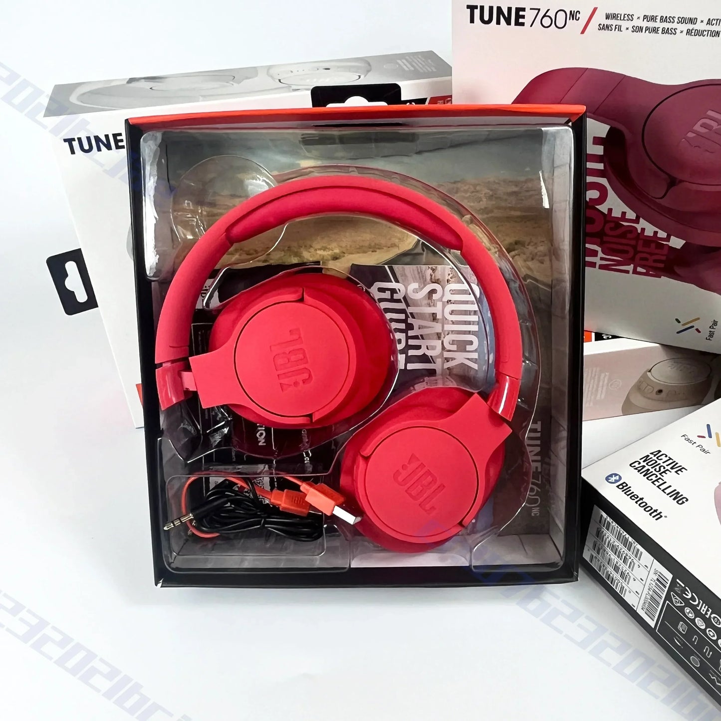 Original  Tune 760NC Foldable Over-Ear Wireless Headphones with Active Noise Cancellation  T760NC Sports Headset