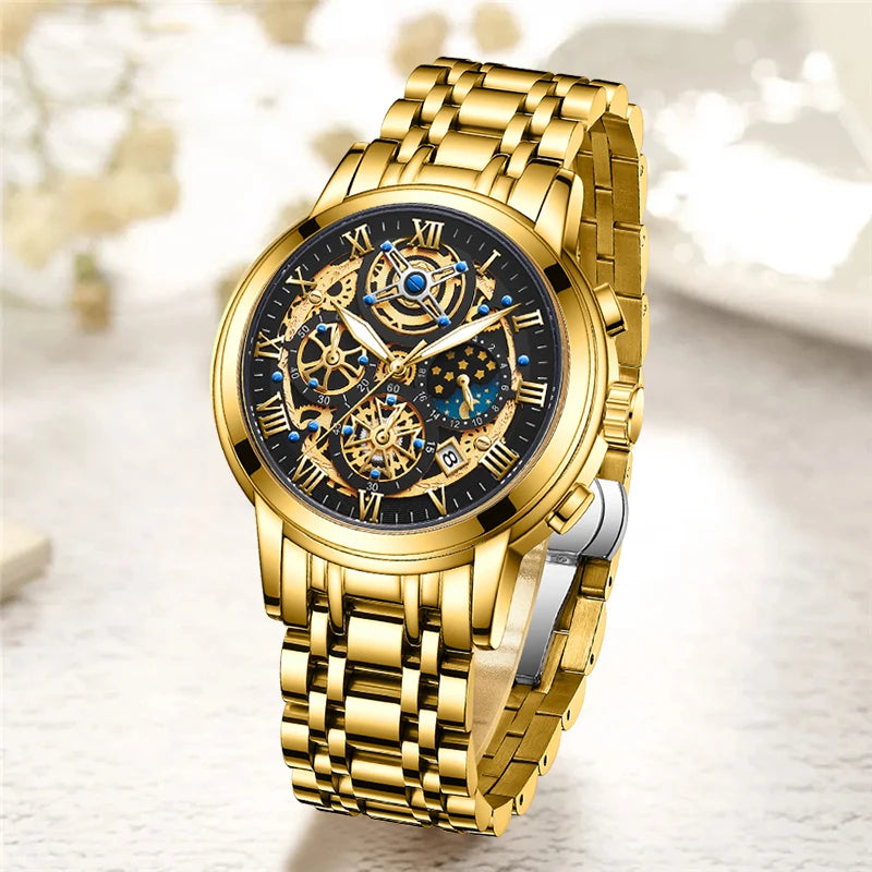 Women Watch Fashion Simple Women'S Bracelet Watches Stainless Steel Band Quartz Wristwatch Waterproof Watch Montre Femme
