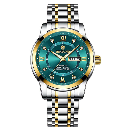 2024 New Men Watch Business Man Luxury Watch Automatic Watches Mens Luminous Waterproof Fashion Quartz Wristwatches Montre Homme