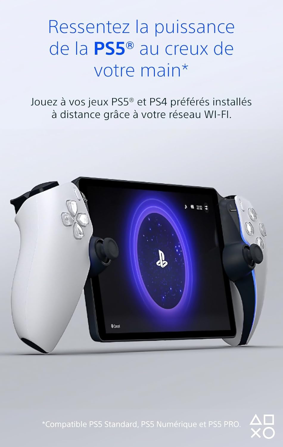 Sony, Lecteur À Distance Portal, Pour Console 5, Couleur : Blanche