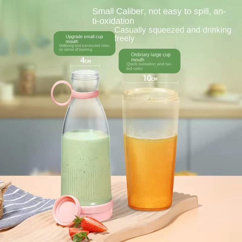 Portable Blender USB Rechargeable Mini Juicer Blender Personal Size Kitchen Blenders for Juices Shakes and Smoothies