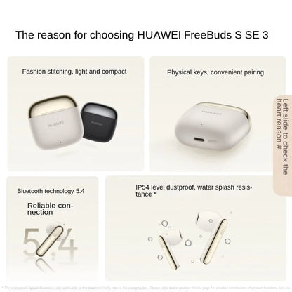 Freebuds SE 3 42 Hours Long Battery Life, Lightweight and Compact Bluetooth 5.4