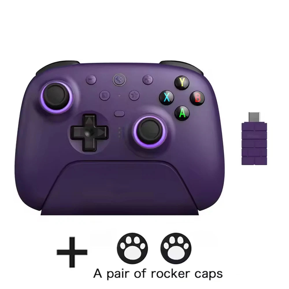 New 8Bitdo Ultimate 2 Wireless Controller Gamepad with 8Speed Exclusive Technology TMR RGB Lighting Joysticks for PC Android