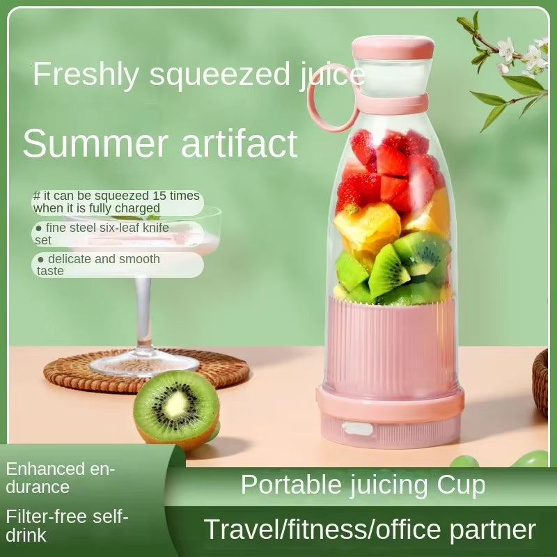 Portable Blender USB Rechargeable Mini Juicer Blender Personal Size Kitchen Blenders for Juices Shakes and Smoothies