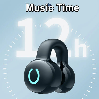 Bluetooth 5.3 Earphone Ear Clip Headphones TWS Wireless Headset Hifi Stereo Noise Reduction Earbud for Xiaomi Iphone Samsung
