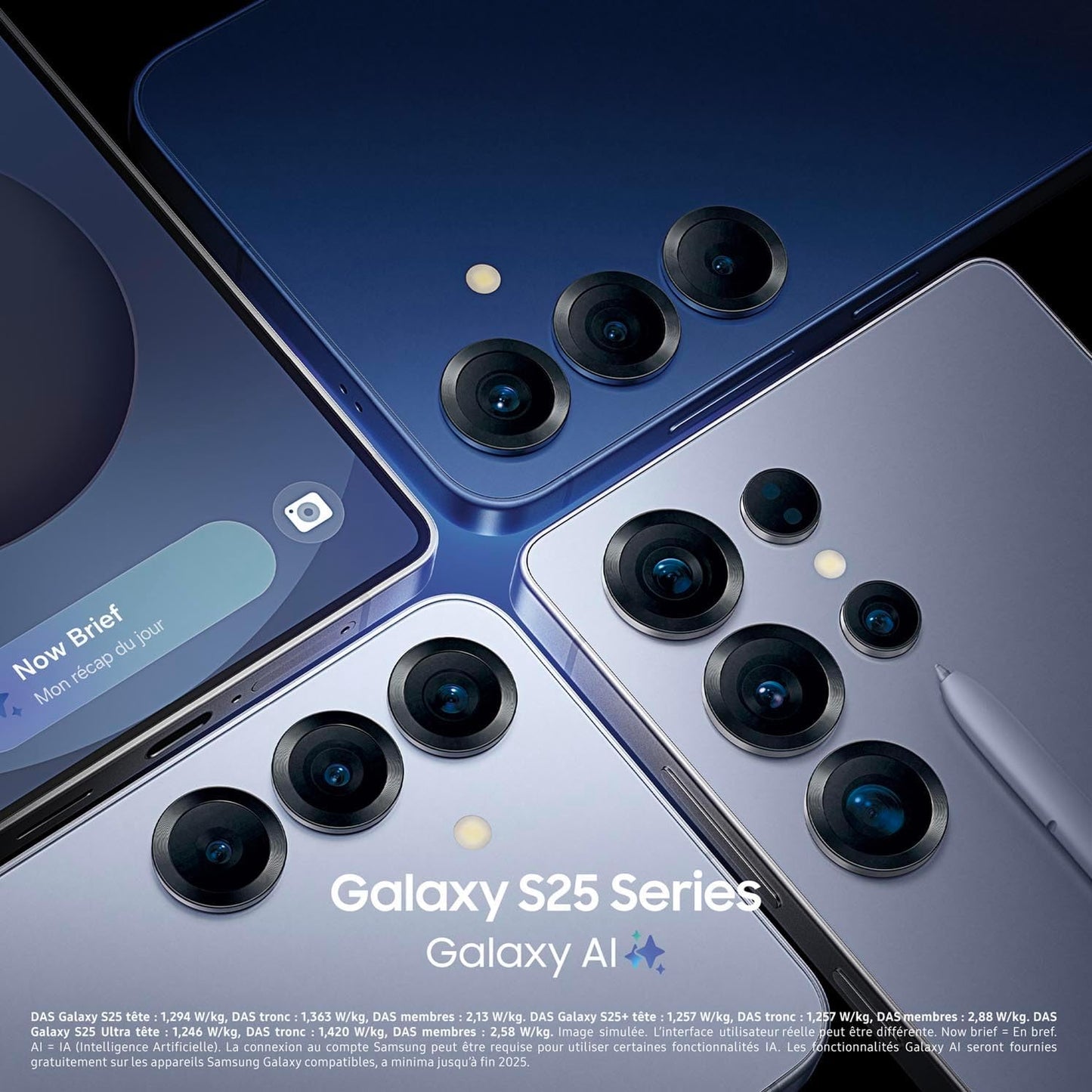 Galaxy S25 Ultra, Smartphone Android 5G Avec Galaxy AI, 256 Go, Chargeur Secteur Rapide 25W Inclus, Smartphone Déverrouillé, Gris Titane, Version FR