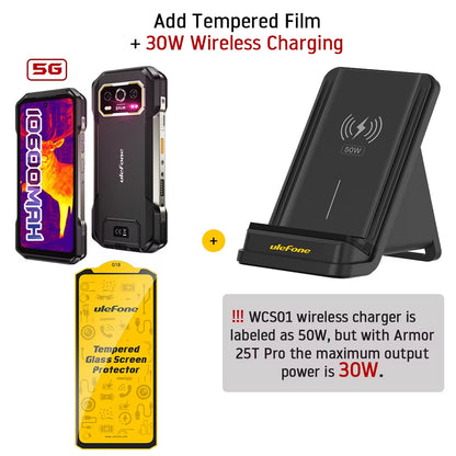 Armor 27T Pro 5G Rugged Phone 10600Mah Android 14 Smartphone 50MP+64MP Night Camera 6.78" 120Hz 24GB+256GB NFC Mobile