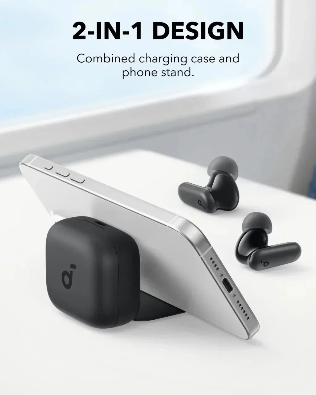 Original  P30I Noise Cancelling Earbuds 45H Playtimes Wireless Earphone Bluetooth 5.4 TWS Bass Phone Stand Headphones